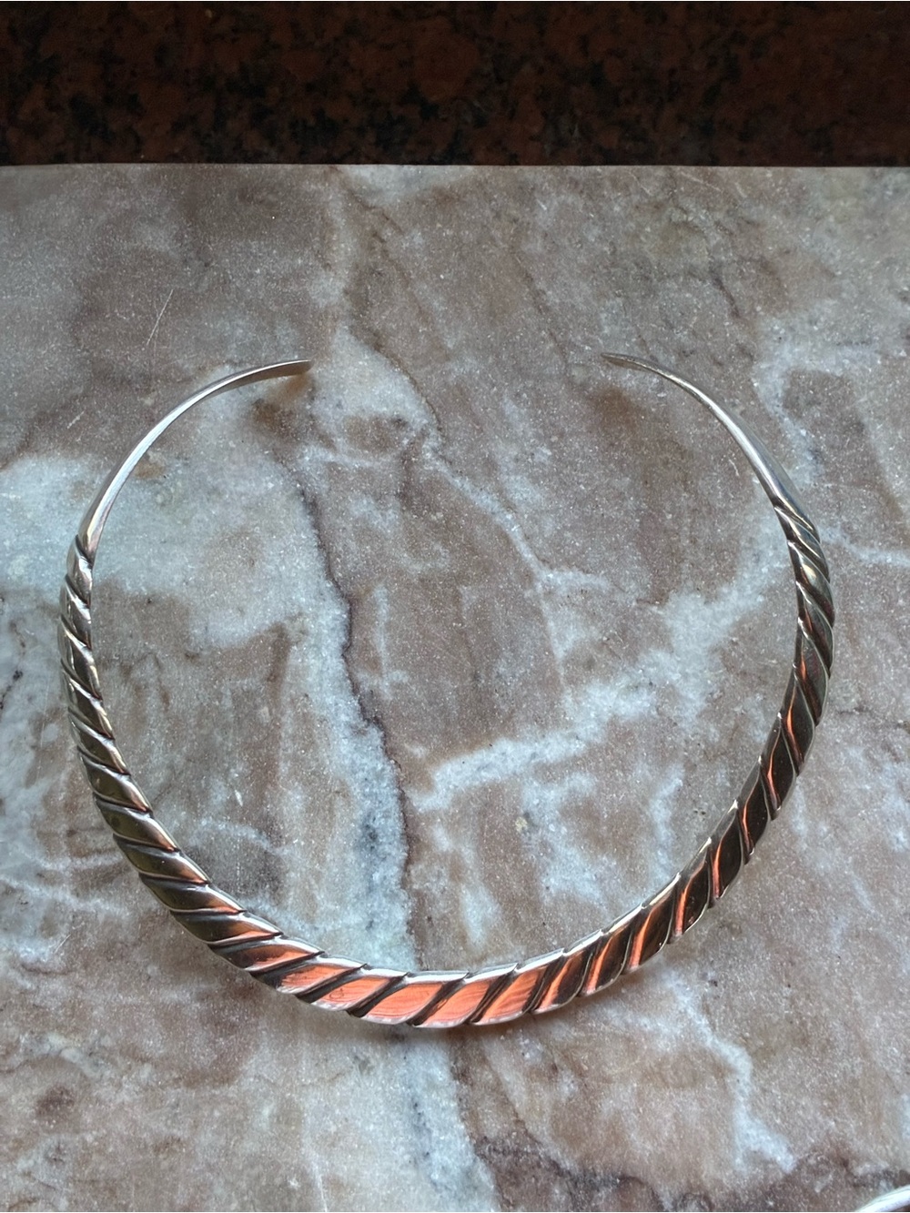 Sterling Silver choker by Los Ballesteros, Taxco, Mexico